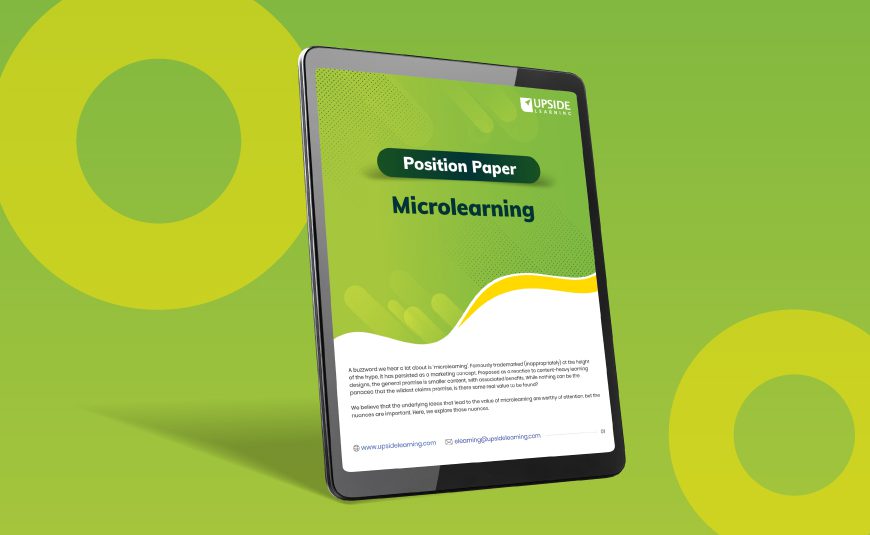 Download our insightful Position Paper by Clark Quinn to delve into the world of microlearning and gain valuable insights for effective learning strategies!